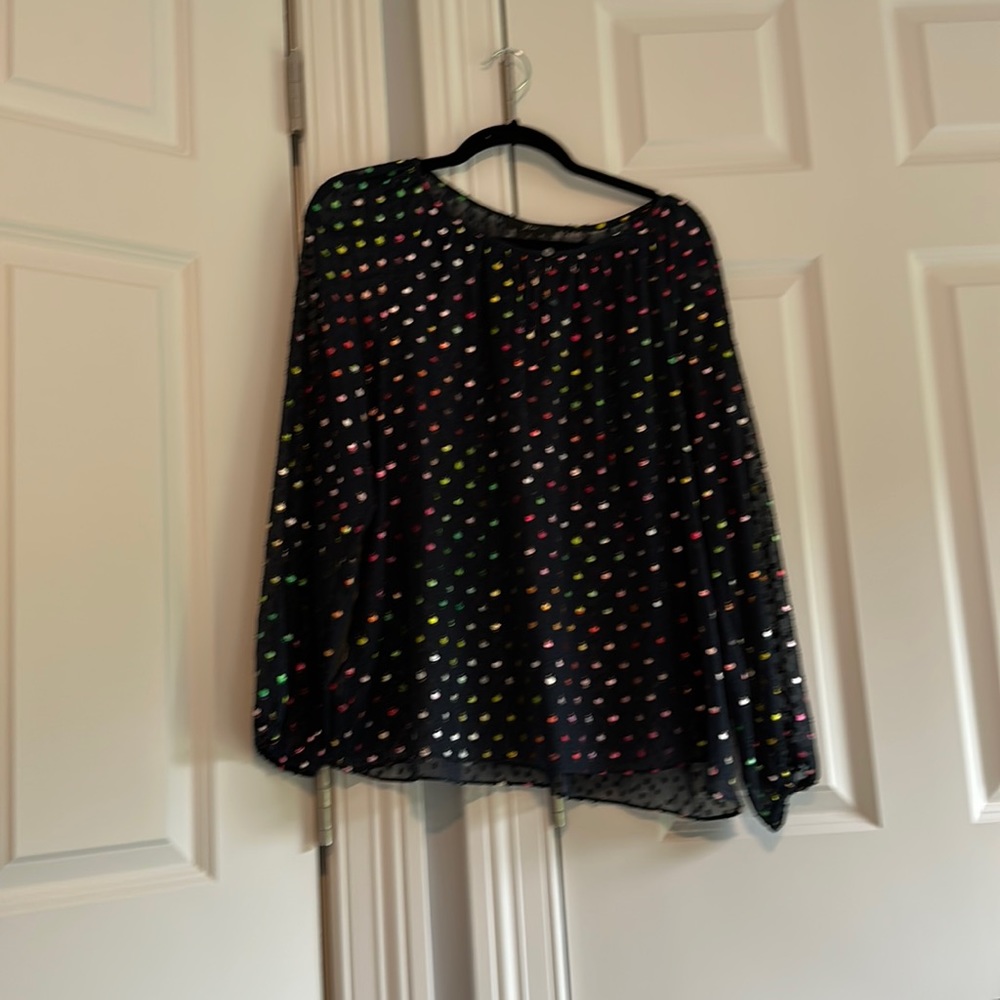 Jcrew polka dotted top